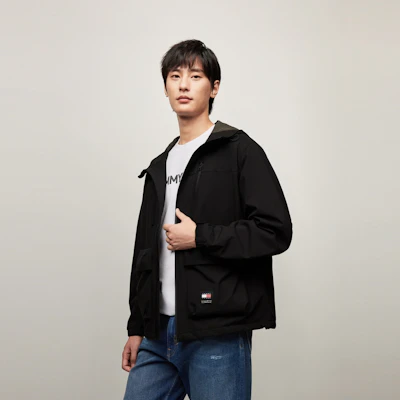 Tommy Hilfiger 防水透氣抓絨內襯軟殼連帽外套 DM0DM20373 1