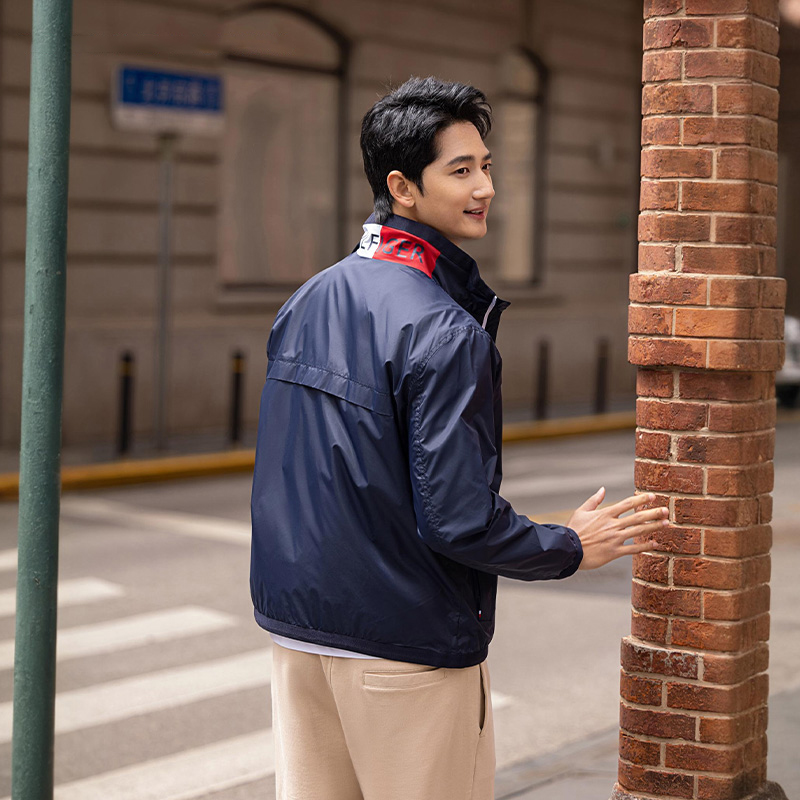 Sizing Tommy Hilfiger 防水拼色立領夾克 78JA340