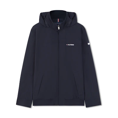 Tommy Hilfiger Waterproof Lightweight Packable Softshell Jacket Navy. 78J8340