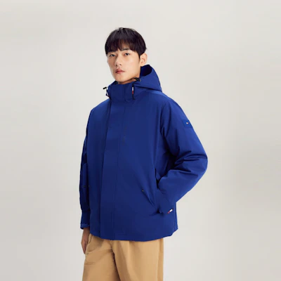 汤米·希尔费格防水防风三合一连帽冬季羽绒夹克 MW0MW37115 4