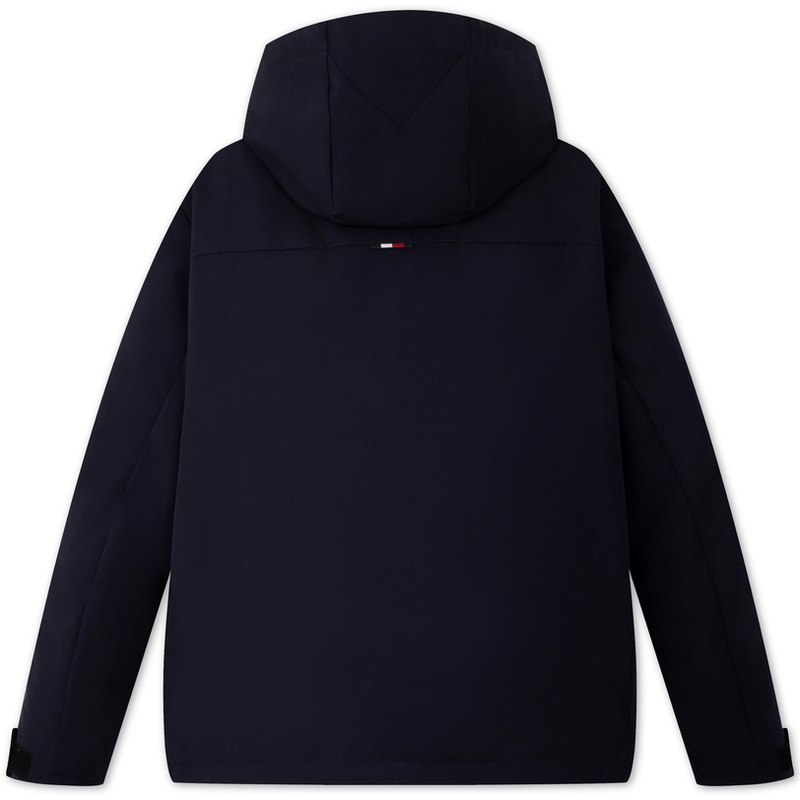 Lookbook 汤米·希尔费格防水防风三合一连帽冬季羽绒夹克 MW0MW37115