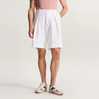 汤米·希尔费格 白色刺绣纹理休闲短裤 MW0MW34510 Shop 汤米·希尔费格 白色刺绣纹理休闲短裤 MW0MW34510