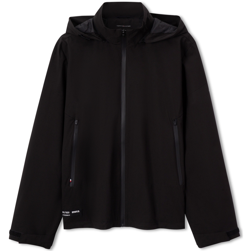 Tommy Hilfiger  Windproof Check Hooded Jacket Outdoor Sport Fit MW0MW31462