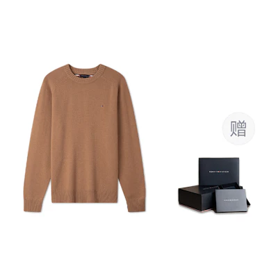 Tommy Hilfiger Wool-Cashmere Blend Crewneck Sweater Pullover MW0MW36789