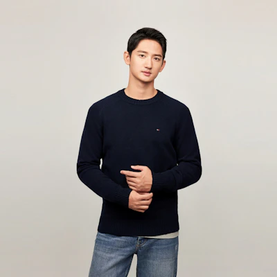 타미 힐피거 울 캐시미어 크루넥 스웨터 풀오버 MW0MW36789 13