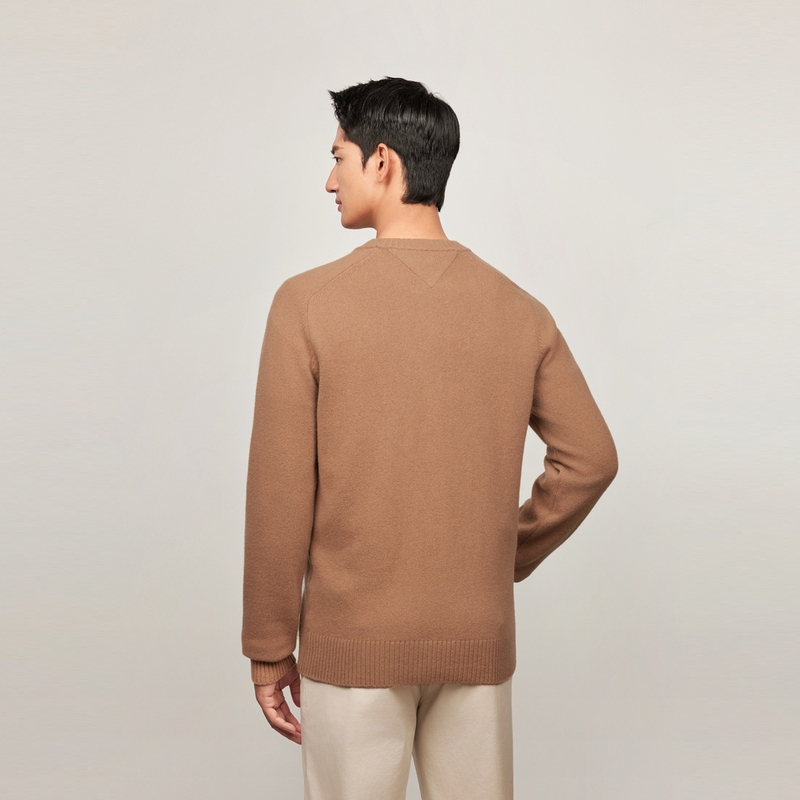 Sizing 타미 힐피거 울 캐시미어 크루넥 스웨터 풀오버 MW0MW36789