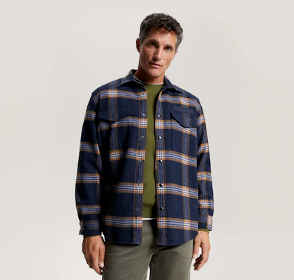 타미 힐피거 울 블렌드 체크 긴팔 셔츠 네이비 MW0MW32852 Shop 타미 힐피거 울 블렌드 체크 긴팔 셔츠 네이비 MW0MW32852