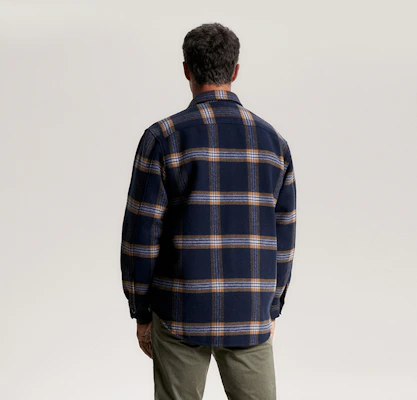 타미 힐피거 울 블렌드 체크 긴팔 셔츠 네이비 MW0MW32852 Purchase 타미 힐피거 울 블렌드 체크 긴팔 셔츠 네이비 MW0MW32852