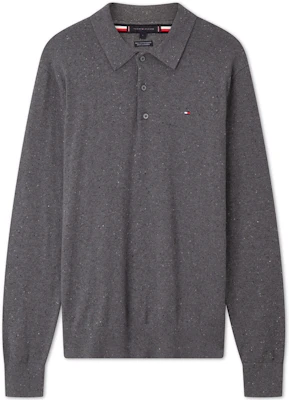 汤米希尔费格羊毛混纺刺绣标志翻领毛衣 MW0MW36519 Order 汤米希尔费格羊毛混纺刺绣标志翻领毛衣 MW0MW36519