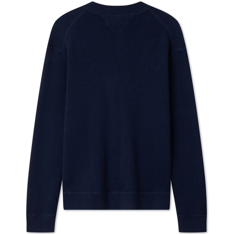 Lookbook 汤米希尔费格羊毛纽扣V领宽松针织毛衣 MW0MW36553