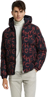 Tommy Hilfiger Jaket Zip Berhud Corak Logo Merah Hitam MW0MW20958-0GY Buy Tommy Hilfiger Jaket Zip Berhud Corak Logo Merah Hitam MW0MW20958-0GY