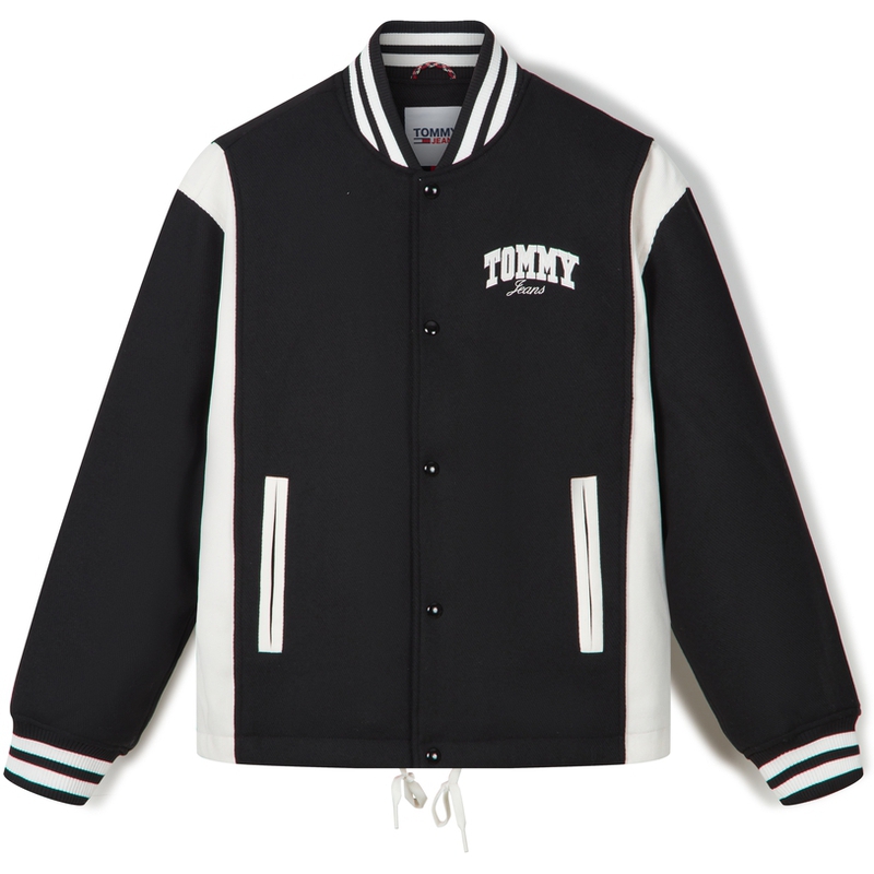 Tommy Hilfiger American Colorblock Wool Blend Varsity Jacket DM0DM17223-BDS