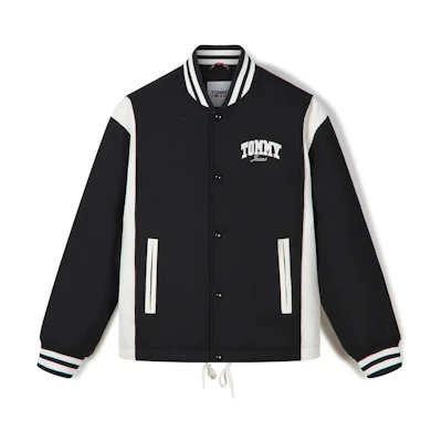 Tommy Hilfiger American Colorblock Wool Blend Varsity Jacket DM0DM17223-BDS