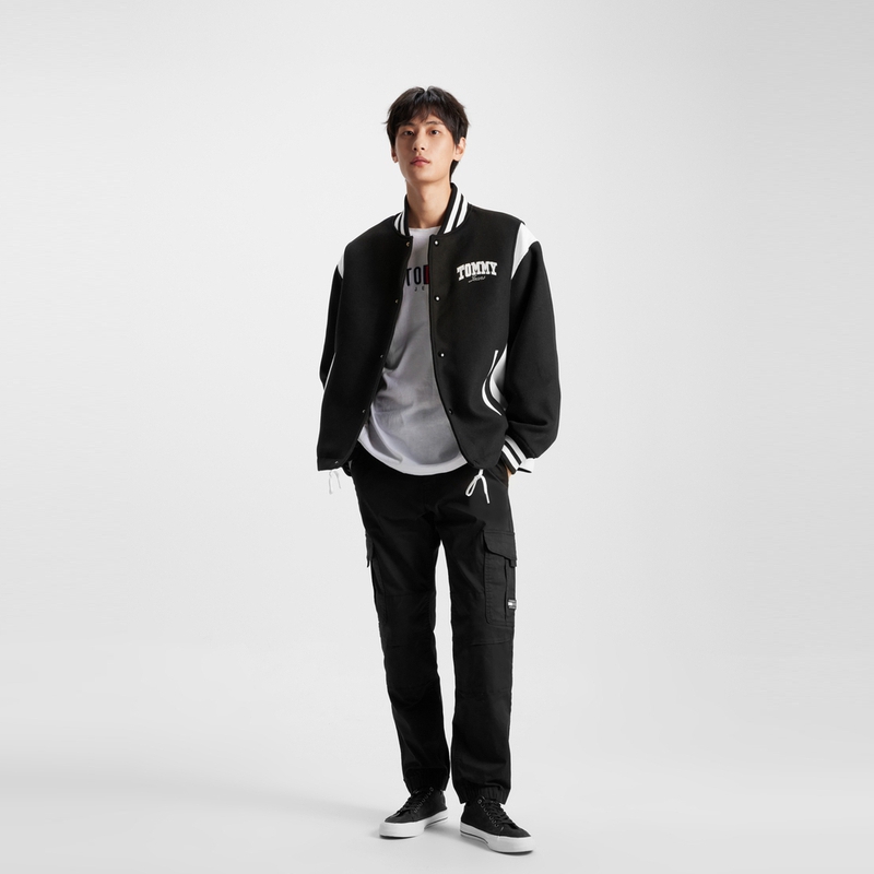 Details for Tommy Hilfiger 美國色塊羊毛混紡棒球外套 DM0DM17223-BDS