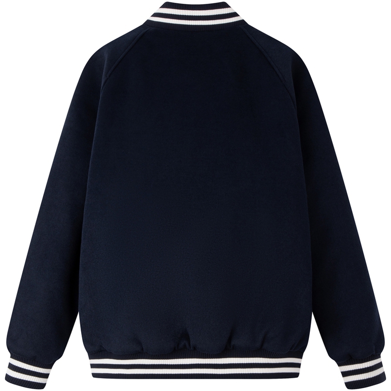 Lookbook Tommy Hilfiger Chaqueta Bomber Varsity Aviador Mezcla de Lana Azul Marino DM0DM20685