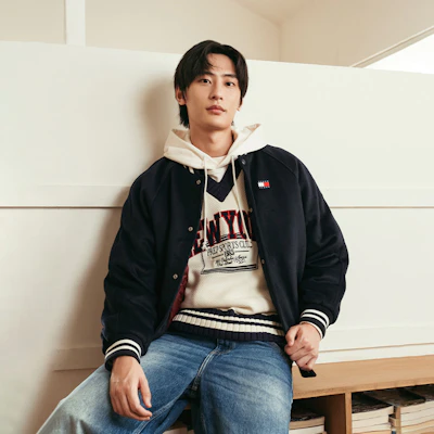 Tommy Hilfiger Chaqueta Bomber Varsity Aviador Mezcla de Lana Azul Marino DM0DM20685 Shop Tommy Hilfiger Chaqueta Bomber Varsity Aviador Mezcla de Lana Azul Marino DM0DM20685