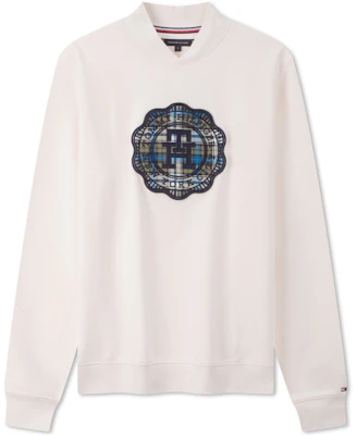 汤米·希尔费格徽标刺绣半V领针织套头衫 MW0MW32688 Shop 汤米·希尔费格徽标刺绣半V领针织套头衫 MW0MW32688