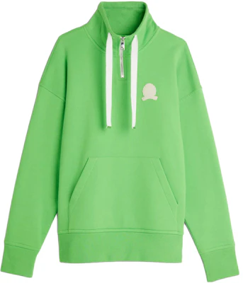 Tommy Hilfiger Badge Patch Half-Zip Pullover Sweatshirt Lime Green Mens MW0MW29844-LWY Buy Tommy Hilfiger Badge Patch Half-Zip Pullover Sweatshirt Lime Green Mens MW0MW29844-LWY