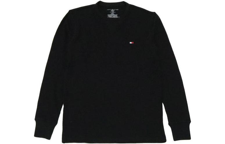 Tommy Hilfiger Black Crewneck Long Sleeve Pullover Sweatshirt TM-09T3585