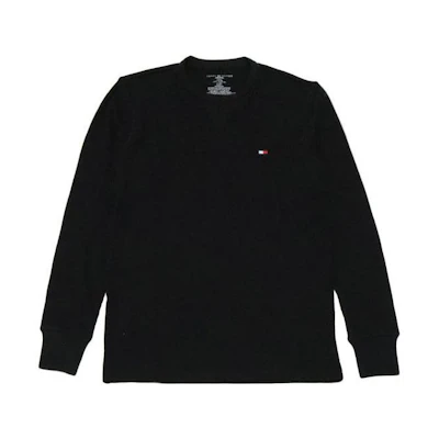 Tommy Hilfiger Black Crewneck Long Sleeve Pullover Sweatshirt TM-09T3585
