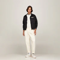 Details for Tommy Hilfiger Black Embroidered Zip-Up Track Jacket Sweater MW0MW33716