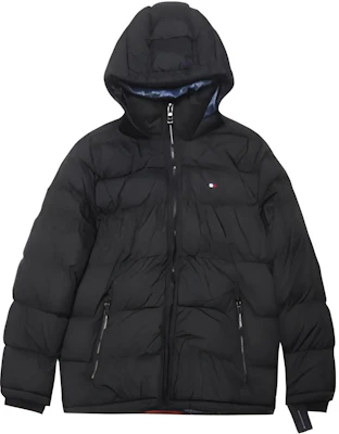汤米希尔费格黑色连帽休闲保暖棉夹克外套 TM-158AN508 Buy 汤米希尔费格黑色连帽休闲保暖棉夹克外套 TM-158AN508