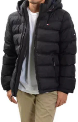 汤米希尔费格黑色连帽休闲保暖棉夹克外套 TM-158AN508 Lookbook 汤米希尔费格黑色连帽休闲保暖棉夹克外套 TM-158AN508