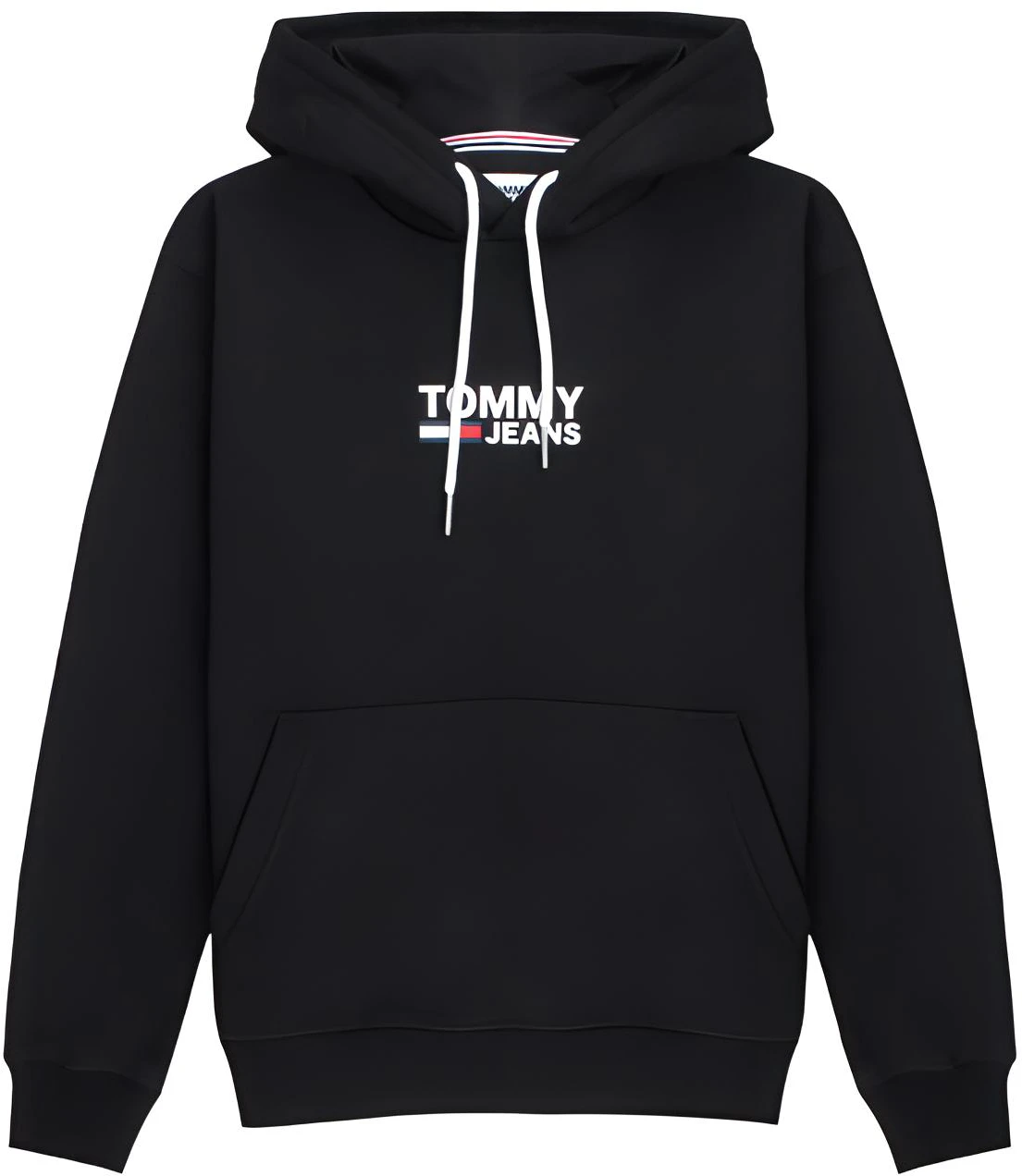 tommy-hilfiger-black-letter-print-casual-hoodie-long-sleeve-78-j3450-001