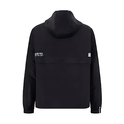 Tommy Hilfiger Black Letter Print Drawstring Hooded Jacket MW0MW20972