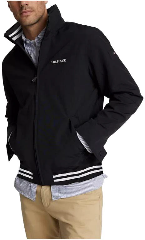 tommy-hilfiger-black-letter-print-striped-collar-jacket-m78-j8297-bds