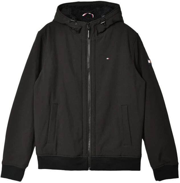 tommy-hilfiger-black-solid-hooded-zip-up-casual-travel-jacket-151-ap-383-blk