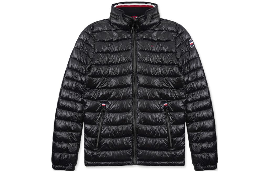 Tommy Hilfiger Black Tennis Style Cotton Jacket for Spring/Winter 150AN981-BLACK