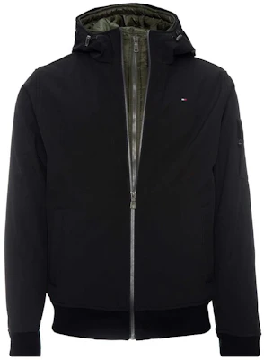 Tommy Hilfiger 黑色防水防風連帽軟殼外套 158AP223-BLK Buy Tommy Hilfiger 黑色防水防風連帽軟殼外套 158AP223-BLK
