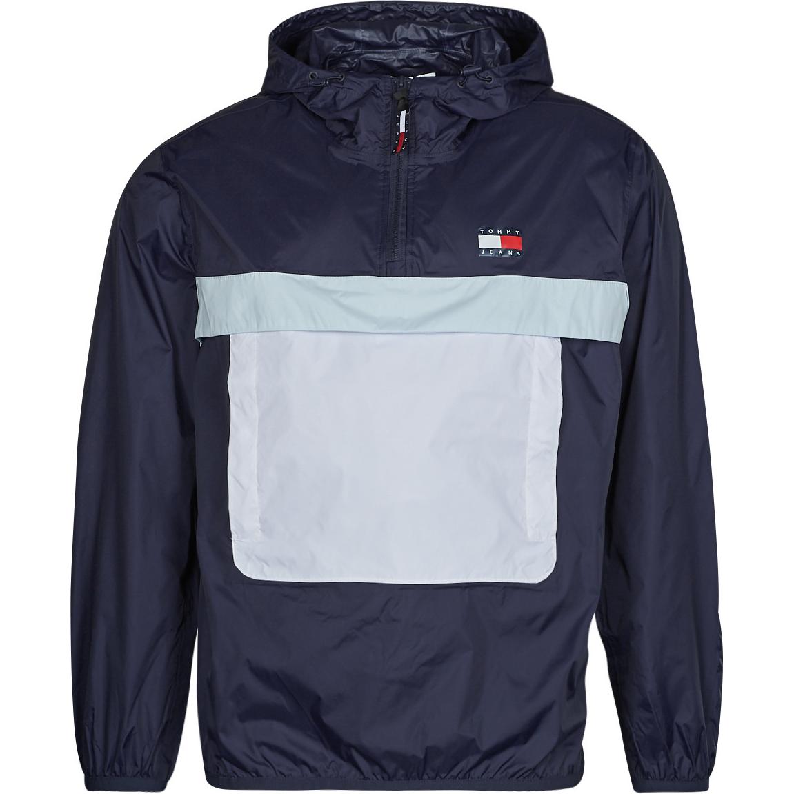 Tommy Hilfiger Blue Color-Block Pullover Hoodie DM0DM16583-C87