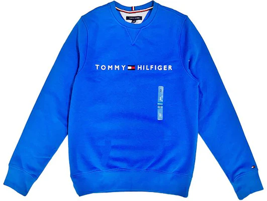Tommy Hilfiger Blue Crewneck Sweatshirt Lengan Panjang Lelaki 78D8989-425 Buy Tommy Hilfiger Blue Crewneck Sweatshirt Lengan Panjang Lelaki 78D8989-425
