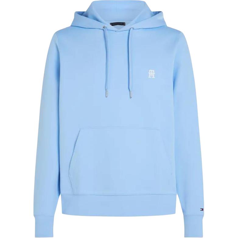 Tommy Hilfiger Blue Drawstring Logo Hoodie Long Sleeve MW0MW33646-C1Z