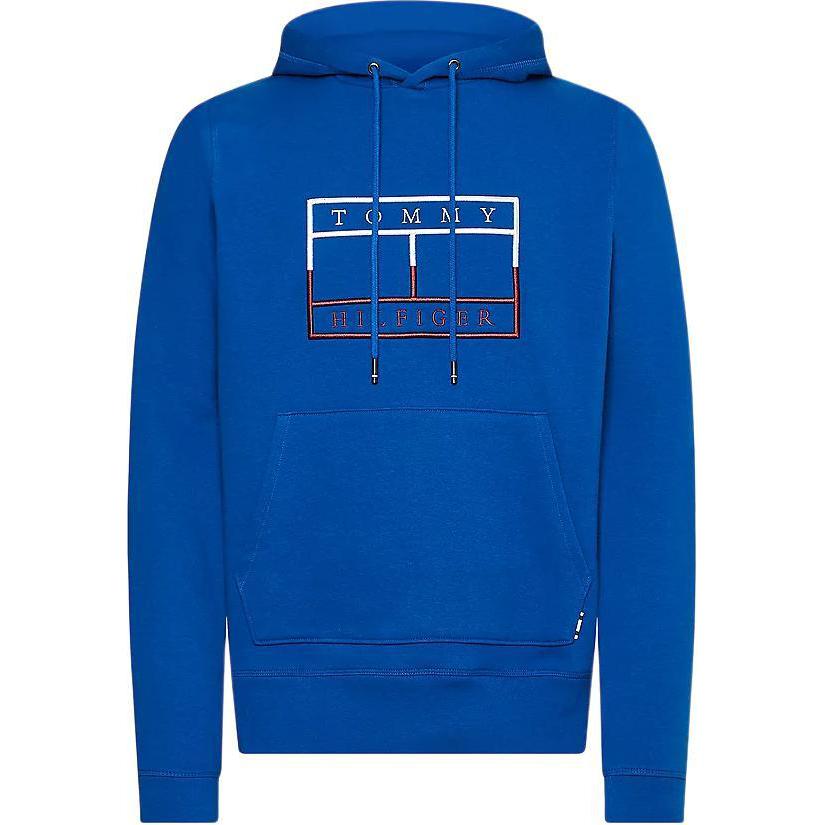Tommy Hilfiger Blue Logo Hoodie Long Sleeve Sweatshirt MW0MW25600-C5K