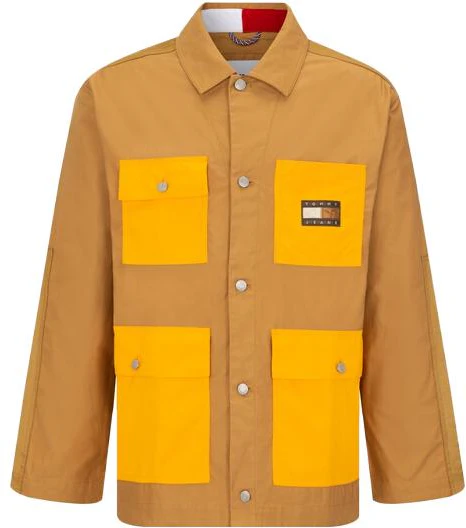 tommy-hilfiger-brown-colorblock-polo-jacket-with-embroidered-flag-08878-j3487