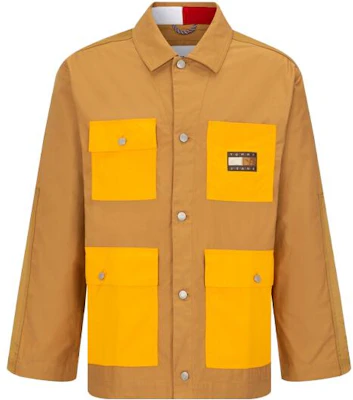 Chaqueta Polo Tommy Hilfiger Marrón Colorblock con Bandera Bordada. 08878J3487 Buy Chaqueta Polo Tommy Hilfiger Marrón Colorblock con Bandera Bordada. 08878J3487