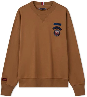 汤米希尔费格棕色刺绣标志纯棉圆领卫衣 MW0MW32671 Buy 汤米希尔费格棕色刺绣标志纯棉圆领卫衣 MW0MW32671