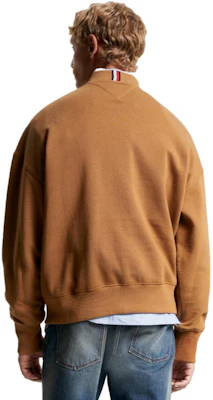 汤米希尔费格棕色刺绣标志纯棉圆领卫衣 MW0MW32671 Purchase 汤米希尔费格棕色刺绣标志纯棉圆领卫衣 MW0MW32671