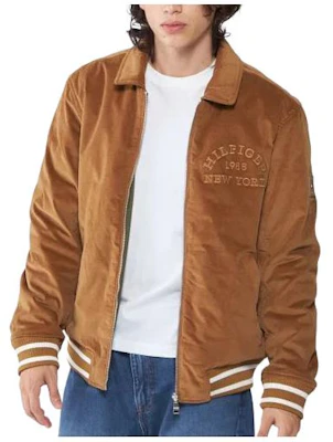 Tommy Hilfiger Jaket Coklat Berzip Kolar Lengan Panjang MW32792-GWJ Buy Tommy Hilfiger Jaket Coklat Berzip Kolar Lengan Panjang MW32792-GWJ