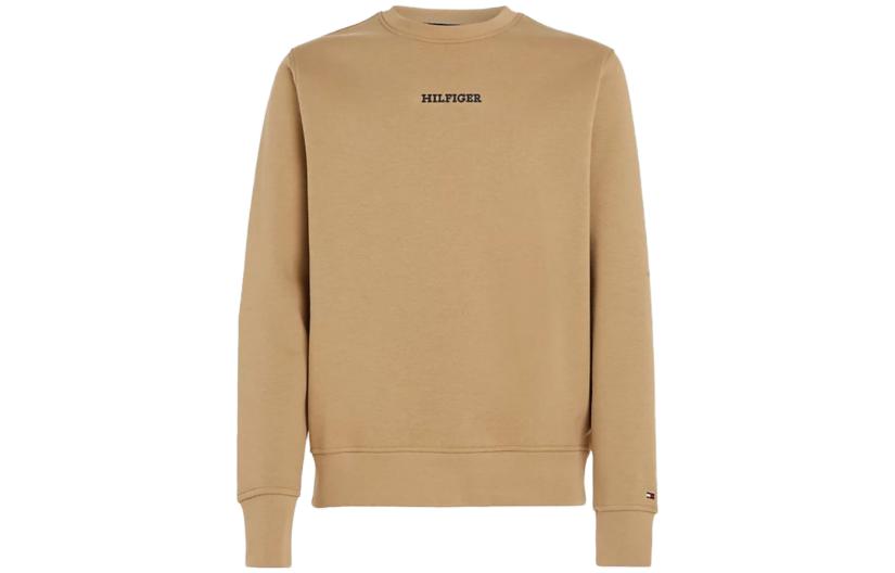 Tommy Hilfiger Camel Crewneck Pullover Casual Sweatshirt Long Sleeve MW0MW31487-RBL