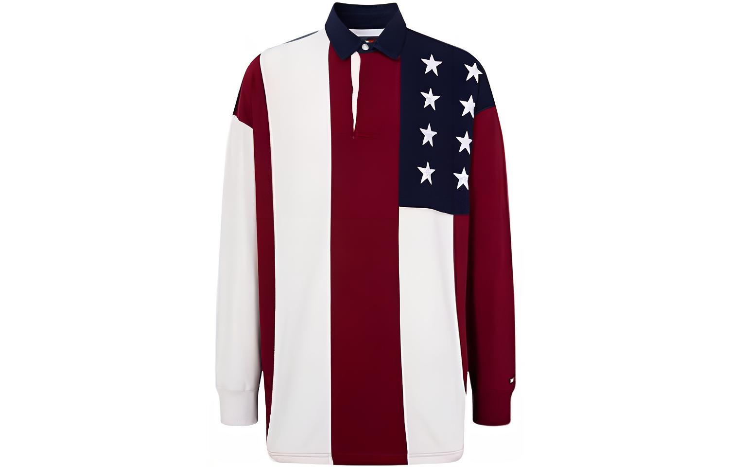 Tommy Hilfiger Capsule Oversized Colorblock Sweatshirt Red White Blue MW0MW31341