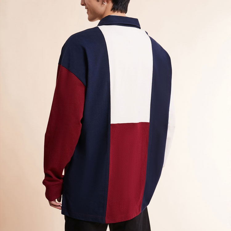 Shop 汤米·希尔费格胶囊系列宽松拼色卫衣 红白蓝 MW0MW31341