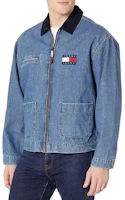Tommy Hilfiger Casual Denim Jacket with Collar Long Sleeve - Blue 78J1207-400 Tommy Hilfiger Casual Denim Jacket with Collar Long Sleeve - Blue 78J1207-400