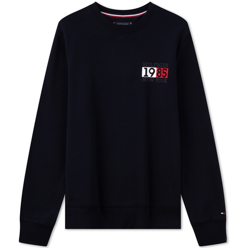 Tommy Hilfiger Casual Letter Print Crewneck Pullover Sweatshirt MW0MW32679
