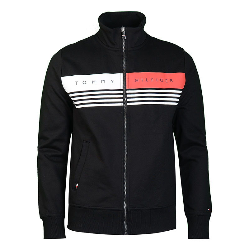 Tommy Hilfiger Casual Outdoor Letter Print Zip-Up Jacket 78J6917