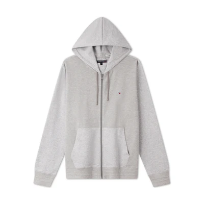 Tommy Hilfiger Casual Textured Hoodie Zip Jacket Sweatshirt MW0MW38791