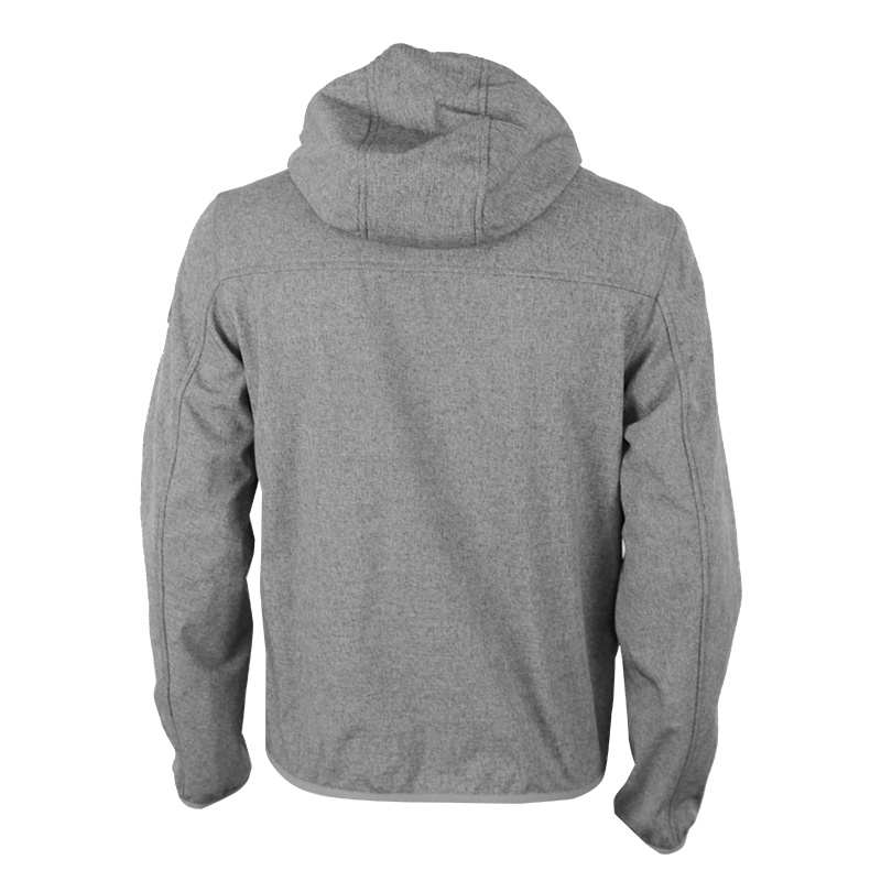 Lookbook 汤米·希尔费格 休闲防水连帽拉链夹克 - 混合灰 157AP294-HGR